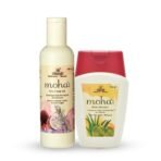 moha: Herbal Hair Shampoo 100 ML And Herbal Hair Serum For Men & Women | Non Sticky Hair Serum (100 ML) Combo Pack - Fast UK Delivery