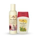 moha: Herbal Hair Shampoo 100 ML And Herbal Hair Serum For Men & Women | Non Sticky Hair Serum (100 ML) Combo Pack - Fast UK Delivery
