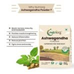 Nutriorg Organic Ashwagandha Root Powder 100g, Boost Energy, Strength, Stamina | Helps Anxiety & Stress Relief For Men & Women - Image 5