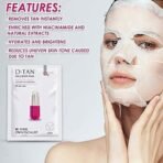 O3+ Facialist D-TAN Face Sheet Mask with Niacinamide for Hydrating & Glowing Skin| Reduces Dark Spots, Acne Scars, and Uneven Skin Tone (30g) - All Skin Types - Fast UK Delivery - Image 6
