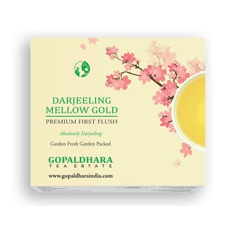 uk51tGoZMKbL-1.jpg GOPALDHARA Darjeeling Tea Premium First Flush Spring Mellow Gold Tea 125G Paper Box - Special Ftgfop1 Darjeeling Tea Highest Elevation(7000Ft), 125 Grams - Fast UK Delivery - Image 1