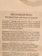 Blue Nectar Ayurvedic Herbal Compress Potli with Neem & Turmeric | Natural Pain Relief Ingredients for Joint Pain, Body Pain, Legs Pain and Back Pain Relief 175g - Image 7