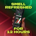 Axe Africa 3 In 1 Body, Face & Hair Wash for Men, Long-Lasting Refreshing Mandarin & Sandalwood Fragrance for Up To 12hrs,Removes Odor & Bacteria, No Parabens, Dermatologically Tested, 400ml - Fast UK Delivery - Image 5