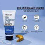 Dr. Sheth's Haldi & Hyaluronic Acid Oil-Free Moisturizer | Lightweight Moisturiser | Rehydrates Dull Skin | With 1% Hyaluronic Acid, Cica Extract & Aquaporin Boosters | For Women & Men | 50G - Fast UK Delivery - Image 6