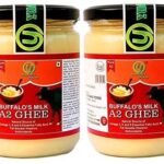 Yugmantra Organic Foods - 100% Pure Natural Desi Buffelo Ghee in Glass Bottle Prepared from Vedic A2 Milk Bilona Method-500 mlx2 - Fast UK Delivery