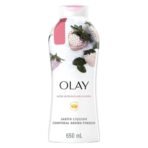 Olay Fresh Outlast Cooling White Strawberry and Mint Body Wash, 22 Fluid Ounce - Fast UK Delivery
