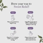 Wellbeing Nutrition Her Care Tea for PCOS PCOD | Herbal Tea for Women with Shatavari & Chasteberry for PMS Relief, Hormonal Imbalance & Regularize Menstrual Cycle (20 Pyramid Tea Bags) - Image 6