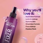 Hilary Rhoda Ultimate Makeup Fixer | Infused with Niacinamide & Hyaluronic Acid | Hydrates, Soothes & Refreshes Skin | Dual Action & Weightless Formula | Setting Spray |100 ml - Fast UK Delivery - Image 6