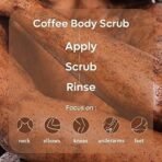 mCaffeine Exfoliating Coffee Face & Body Scrub Combo For Tan Removal | For Women & Men | Removes Blackheads and Dirt from Face, Neck, Elbows & Knees for Soft & Smooth Skin - 200gm - Fast UK Delivery - Image 5