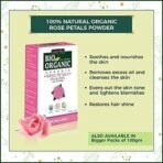 INDUS VALLEY Acne Control Facemask Rose Petals,Orange Peel, Neem, Almond Oil,Tea Tree Oil (30g+30+30=90g, 25ml+5ml=30ml) - Fast UK Delivery - Image 6