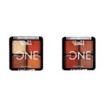 Glam 21 Little One 4-in-1 Eyeshadow Palette Ultra pigmented, |Pool Party-02 Little One 4-in-1 Eyeshadow Palette Ultra pigmented, Easy to blend Long Lasting Eye Make Up Kit |Firework-03 - Fast UK Delivery