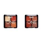 Glam 21 Little One 4-in-1 Eyeshadow Palette Ultra pigmented, |Pool Party-02 Little One 4-in-1 Eyeshadow Palette Ultra pigmented, Easy to blend Long Lasting Eye Make Up Kit |Firework-03 - Fast UK Delivery