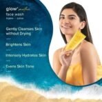 Aqualogica Glow+ Smoothie Face Wash with Vitamin C, Hyaluronic Acid & Papaya for Tan Removal -For Men & Women | Glowing, Oily, Dry & Sensitive Skin -100ml | Pack of 2 - Fast UK Delivery - Image 6
