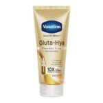 Vaseline Gluta-Hya Flawless Glow Lotion for Face & Body | Gives Brighter Skin | Glutathione & Pro-Retinol Infused Moisturizer, 200ml - Fast UK Delivery