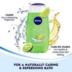 NIVEA Bath Care Lemon and Oil Shower Gel, 250ml - Fast UK Delivery - Image 4