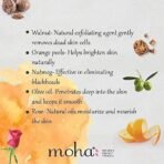 Moha: Scrub Soap & Face Scrub 100G Combo | Blend Of Walnut, Orange Peel & Oilve Oil For Skin Brightening, Exfoliate Face, For All Skin Typm - Fast UK Delivery - Image 5