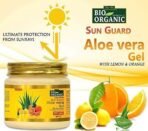 INDUS VALLEY Bio Organic Sun Guard Aloe Vera Gel With Lemon & Orange For Ultimate Refreshing Feel (175 * 2=350ml) - Fast UK Delivery - Image 4