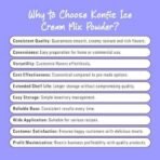 KONFIZ Vanilla Icecream Mix 100gms-Ice cream Mix Powder | For Tasty & Delicious Ice Cream 100g - Fast UK Delivery - Image 7