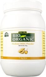 INDUS VALLEY Bio Organic Multani Mitti Powder for Face and Hair - (Jumbo Pack 1Kg) - Fast UK Delivery
