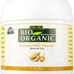 INDUS VALLEY Bio Organic Multani Mitti Powder for Face and Hair - (Jumbo Pack 1Kg) - Fast UK Delivery