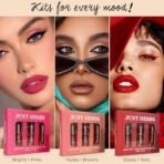 Just Herbs Ultra Matte Bullet Lipstick Nourishing Non Drying and Long Stay Lipsticks for Women (Deeps & Reds, Set of 3) - Fast UK Delivery - Image 7