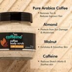 mCaffeine Almond & Coffee Body Scrub for Tan Removal | Exfoliator Creamy Bathing Body Scrub for Dry Skin | Exfoliating Scrub for Body for Women and Men | Natural and Vegan - 200gm - Fast UK Delivery - Image 5