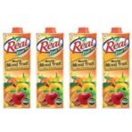 DABUR Real Masala Mixed Fruit Juice - 1L (Pack Of 4) | No Added Preservatives, No Artificial Colours & Artificial Flavours | Goodness Of Best Fruits With Chatpata Masala, Daily Dose Of Fruit Nutrition - Fast UK Delivery - Image 2