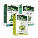 INDUS VALLEY Combo Of Organic Amla Powder | Indian Gooseberry, Bhringraj Powder | Eclipta alba & Brahmi Powder | Bacopa monnieri (100g *3=300) - Fast UK Delivery - Image 2
