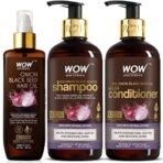 WOW Skin Science Ultimate Onion Oil Hair Care Kit for Hair Fall Control - Shampoo 300ml + Conditioner 300ml + Onion Hair Oil 200ml - Fast UK Delivery - Image 2
