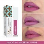 Just Herbs Ayurvedic Creamy Matte Long Lasting Liquid Lipstick, Lightweight & Hydrating Lip Colour with Liquorice & Sweet Almond Oil - Mulberry Mauve - Fast UK Delivery - Image 4