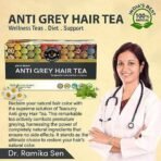 Teacurry Grey Hair Tea - (1 Month Pack, 30 Tea Bags) Helps to regain natural hair color, Boost melanin production & Lower the hair fall | 100% Natural - Fast UK Delivery - Image 6