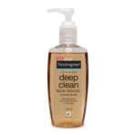 Neutrogena Deep Clean Gentle Facial Cleanser | 2x Glycerin & Cleansing Agent | Alcohol-Free | Dermatologist Tested | Normal to Oily Skin | For Men and Women | 200ml - Fast UK Delivery