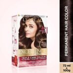 L'Oreal Paris Excellence Creme Hair Color, 4.25 Aishwarya's Brown, 72ml+100g And L'Oreal Paris Color Protect Shampoo, 175ml (With 10% Extra) - Fast UK Delivery - Image 4