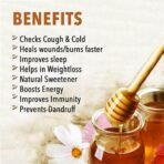 Nutriorg Certified Organic Honey 250g || NMR Approved Honey || 100% Organic - Fast UK Delivery - Image 5