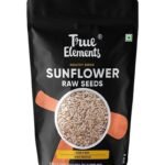 True Elements Sunflower Seeds 250g - Raw Seeds for Eating | Healthy Snacks | High in Vitamin, Fibre & Protein Seeds | Non - GMO Seeds | Diet Food | Gluten free | Premium Raw Sunflower Seeds - Fast UK Delivery