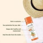 Biotique Bio Carrot Face And Body Sun Lotion All Skin Type SPF 40 Uva/Uvb, 120Ml, 1 Count - Fast UK Delivery - Image 5