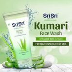 Sri Sri Tattva Kumari Face Wash, 150ml - Herbal Soap-Free Formula - Moisturizing, Hydrating Cleanser for All Skin Types - For Rejuvenated & Fresh Skin- Women & Men - Fast UK Delivery - Image 3
