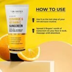 Dr. Sheth's Ceramide & Vitamin C Sunscreen | In-Vivo Tested | SPF 50+ Pa+++ | For Bright Skin & Healthy Glow | Non-Greasy, Quick-Absorbing | No White Cast | UVA/B & Bluelight Protection | For Men & Women | For All Skin Types | 80g - Fast UK Delivery - Image 5
