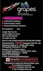 Kamasutra GRAPES Flavour Condom Condom (Set of 2, 20 Sheets) - Fast UK Delivery - Image 5