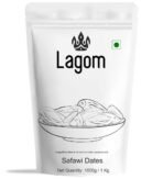 Lagom Safawi Dates 500g | Saudi Arabia Dates | All Natural | No Preservatives | No Added Sugar | Gluten Free | Vegan | Plant Based | Non GMO | Dates Dry Fruits | Khajur | Khajoor | Khejur - Fast UK Delivery