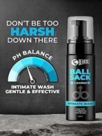 Beardo Ball Sack Intimate Wash For Men, 100ml | Prevent Odour, Itch, Sweating | No Dryness No Irritation | PH Balance Intimate Foaming Cleanser For Men - Fast UK Delivery - Image 4