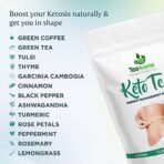Tea Aroma Keto Tea | Green Coffee, Garcinia Cambogia, Ashwagandha, Lemongrass, Turmeric, Cinnamon & Thyme | 100g | Supports Weight Loss & Boosts Metabolism - Fast UK Delivery - Image 5
