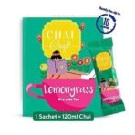 Chai Craft Instant Lemongrass Tea Premix (10 sachets)- Low Sugar Ready to Drink Lemongrass Tea I Ready to drink in 30 secs - Fast UK Delivery - Image 5