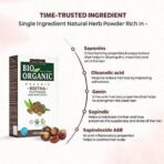 INDUS VALLEY Bio Organic Reetha Powder | Sapindus mukorossi | 100% Organic & Chemical Free Skin Cleanser (100g*2= 200g) - Fast UK Delivery - Image 6