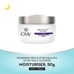 Olay Natural Aura Night Cream | Nourishes Skin for Healthy Glow | Fights 7 Signs of Ageing | With Niacinamide and Vitamin E | Normal, Oily, Dry, Combination Skin | 50g - Fast UK Delivery - Image 3