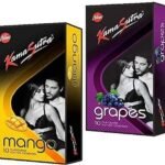 Kamasutra Mango & Grapes Honeymoon Condom (Set of 2, 20S) (10 In Each Pack) - Fast UK Delivery