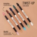 Swiss Beauty Chrome & Matte Twin Eyeshadow Stick | Mix of Matte and Shimmer | Easy to blend, non creasing eyeshadow | 24 Hour Stay | Shade- Autumm Break, 2g - Fast UK Delivery - Image 5