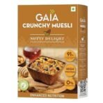 Gaia Crunchy Muesli Combo Pack: Fruit & Nut(400 gm) and Nutty Delight(400 gm) - Elevate Your Breakfast with Wholesome Goodness, Variety, and Nutritional Benefits (Super Saver Pack) - Fast UK Delivery - Image 5