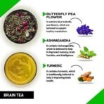 TEACURRY Brain Turmeric Tea (1 Month Pack, 30 Tea Bags)-Helps With Improving Memory And Concentration Level,50 Grams - Fast UK Delivery - Image 5