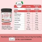Jus' Amazin Creamy Almond Butter - Dark Choco (200g) | Rich in Anti-oxidants | Raw Cacao | 100% Natural, Vegan, Dairy Free & Keto Friendly | Dark Chocolate Spread | Sweetened with Organic Jaggery - Fast UK Delivery - Image 5